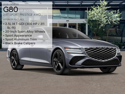New 2026 Genesis G80 2.5T Sport Prestige image 3