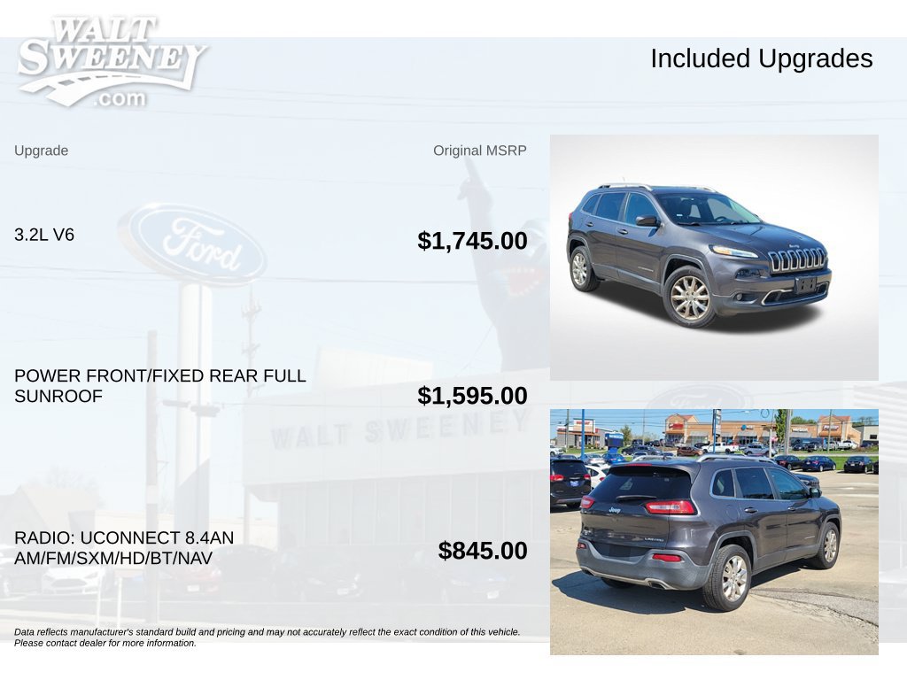 Used 2015 Jeep Cherokee Limited AWD/4WD image 11