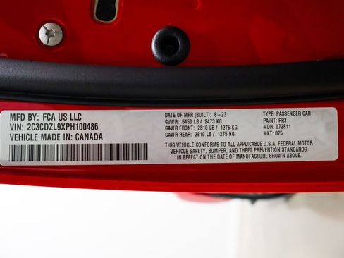 Used 2023 Dodge Challenger SRT Hellcat Redeye RWD image 81