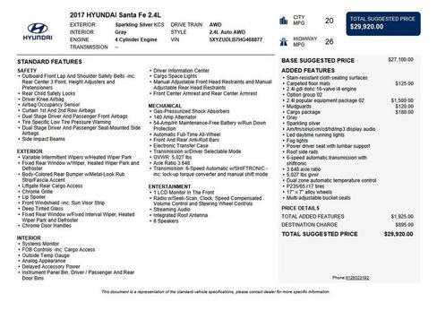 Used 2017 Hyundai Santa Fe Sport image 34