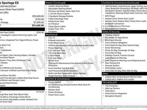 Used 2025 Kia Sportage EX image 48