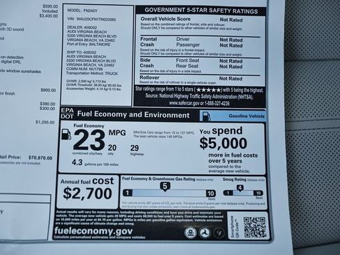 New 2026 Audi A6 Premium Plus image 44