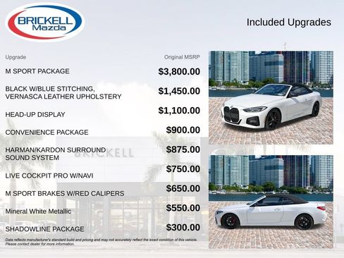 Used 2021 BMW 430i Convertible w/ M Sport Package RWD image 13