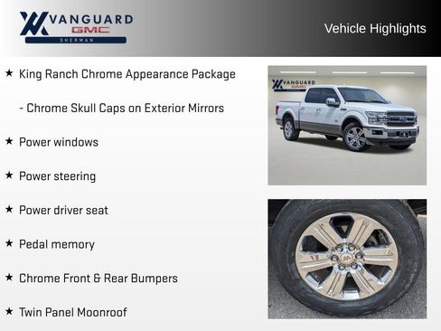 Used 2018 Ford F150 King Ranch w/ Equipment Group 601A Luxury RWD image 16