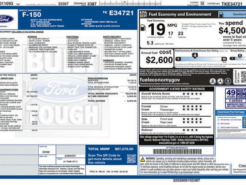 New 2026 Ford F150 XLT w/ Equipment Group 302A MID AWD/4WD image 50