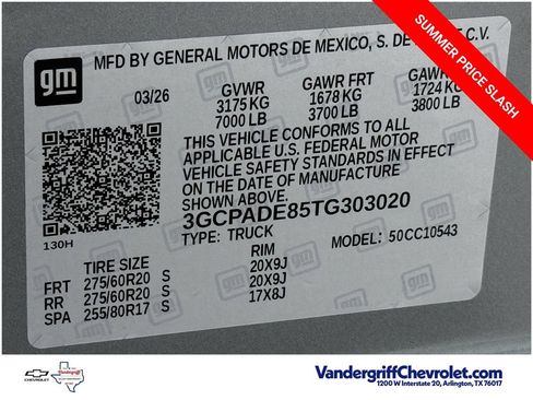 New 2026 Chevrolet Silverado 1500 RST w/ Texas Edition Plus RWD image 22