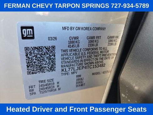 New 2026 Chevrolet Trax RS w/ Driver Confidence Package FWD image 23