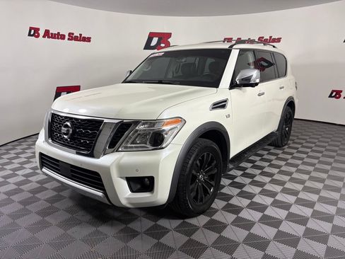 Used 2018 Nissan Armada Platinum w/ Interior Lighting Package RWD image 1
