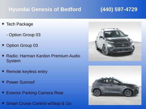 Used 2022 Hyundai Kona N Line w/ Tech Package AWD/4WD image 7