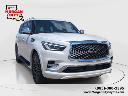 Used 2023 INFINITI QX80 Sensory w/ Cargo Package RWD image 1