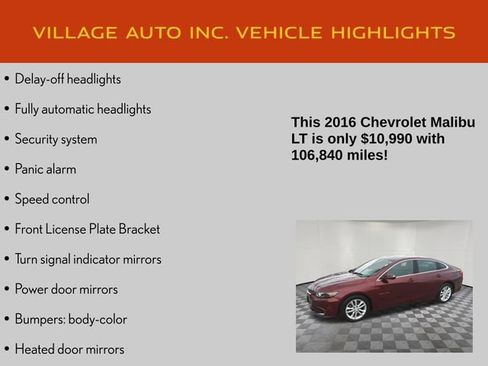 Used 2016 Chevrolet Malibu LT FWD image 28
