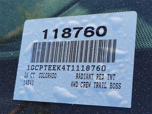 New 2026 Chevrolet Colorado Trail Boss image 23