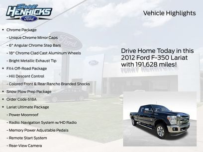 Used 2012 Ford F350 Lariat w/ Lariat Ultimate Pkg