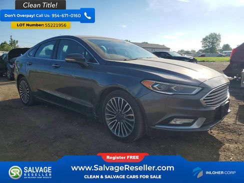 Used 2017 Ford Fusion SE w/ Fusion SE Technology Package FWD image 5