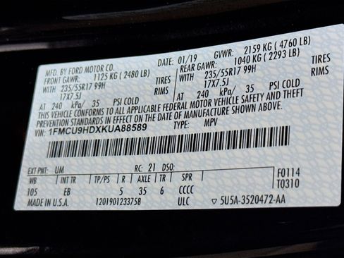 Used 2019 Ford Escape SEL image 40