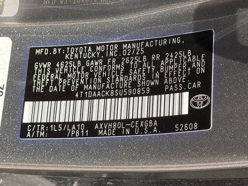 Used 2025 Toyota Camry XLE w/ Premium Plus Package FWD image 36