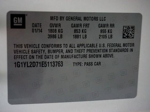 Used 2014 Chevrolet Corvette 2dr Z51 Coupe w/ 3LT Preferred Equipment Group image 19