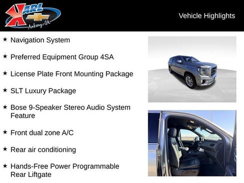 Used 2024 GMC Yukon XL SLT w/ SLT Luxury Package image 2