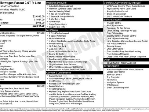 Used 2021 Volkswagen Passat 2.0T R-Line image 41