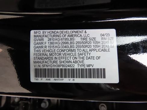 Used 2023 Honda Pilot Sport image 29