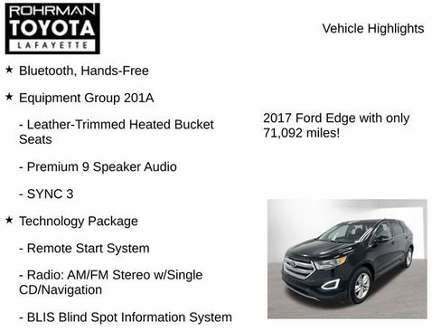 Used 2017 Ford Edge SEL w/ Equipment Group 201A AWD/4WD image 8