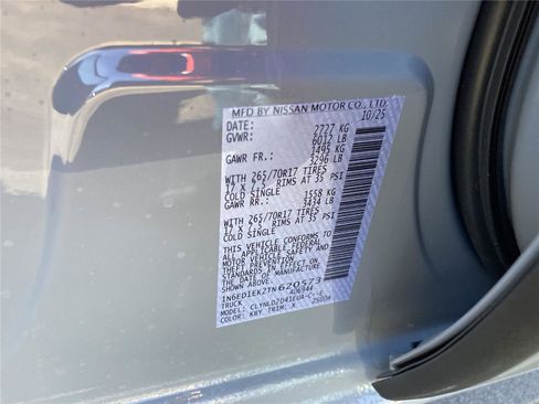 New 2026 Nissan Frontier PRO-4X w/ Pro-4x Convenience Package image 34