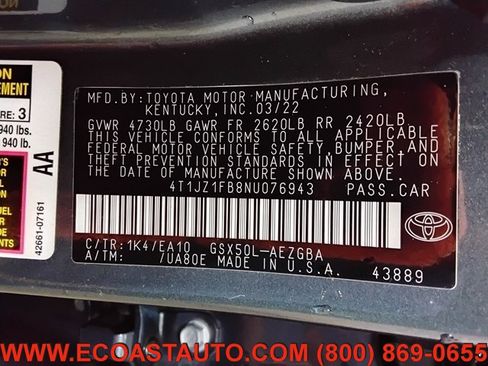 Used 2022 Toyota Avalon XLE FWD image 16