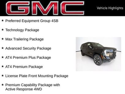 New 2026 GMC Yukon XL AT4 w/ AT4 Premium Plus Package
