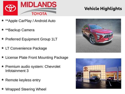 Used 2025 Chevrolet Trax LT w/ LT Convenience Package FWD image 2