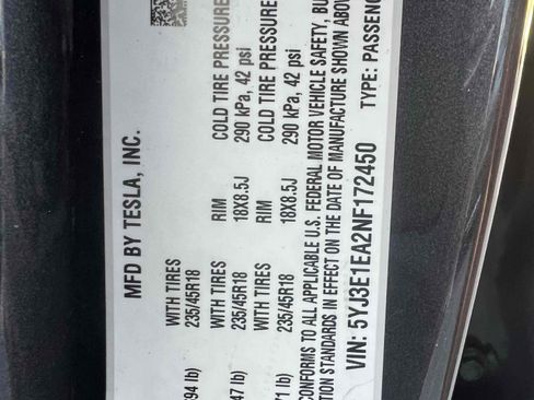 Used 2022 Tesla Model 3 image 12