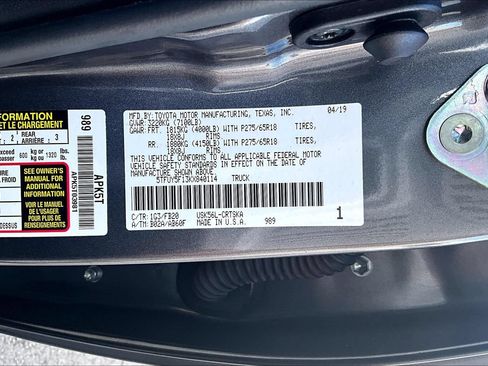 Used 2019 Toyota Tundra SR5 w/ TRD Off Road Package AWD/4WD image 18