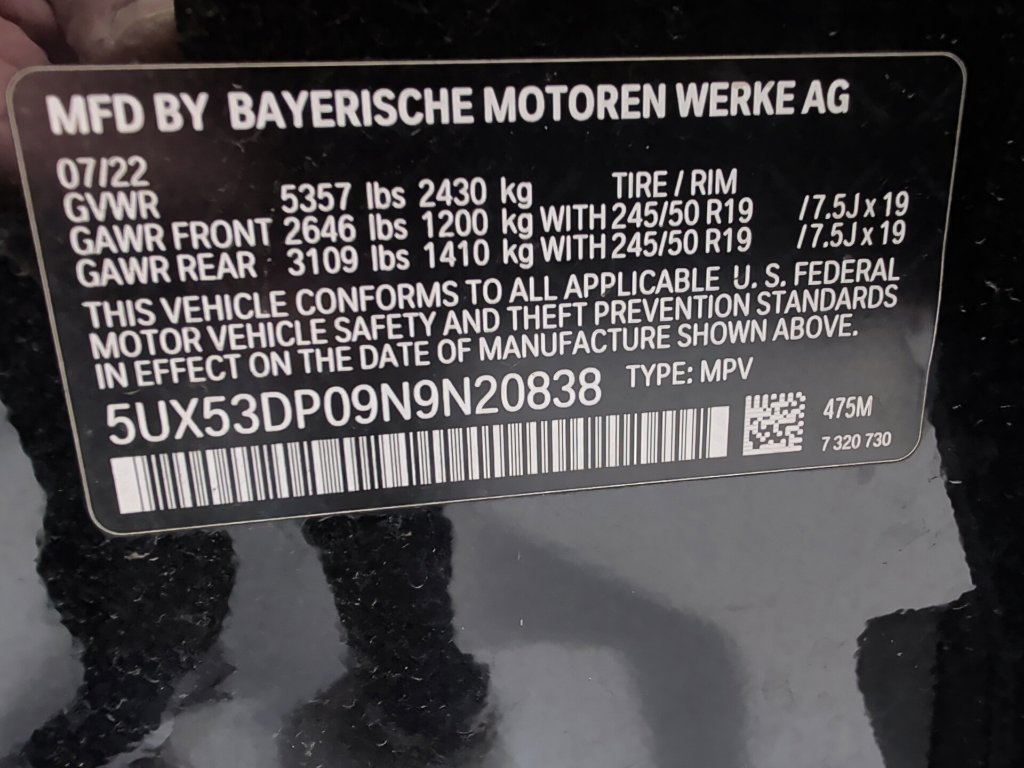 Used 2022 BMW X3 xDrive30i w/ Premium Package 2 AWD/4WD image 3