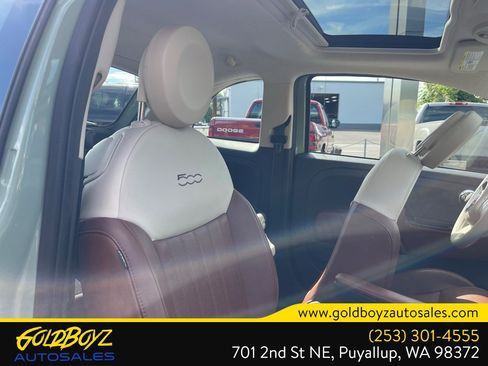 Used 2013 FIAT 500 Lounge w/ Luxury Leather Pkg FWD image 33