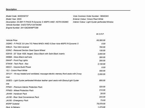Used 2025 Jaguar F-PACE R-Dynamic S image 3