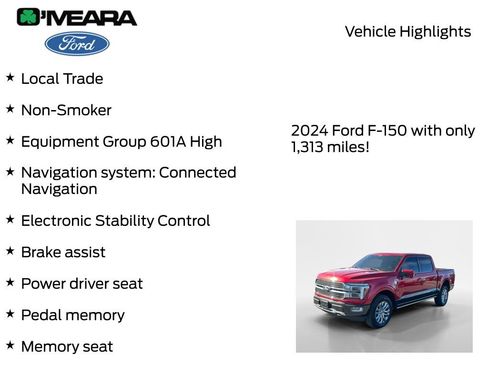 Used 2024 Ford F150 King Ranch w/ FX4 Off-Road Package image 7
