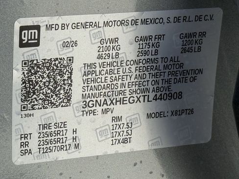 New 2026 Chevrolet Equinox LT image 23