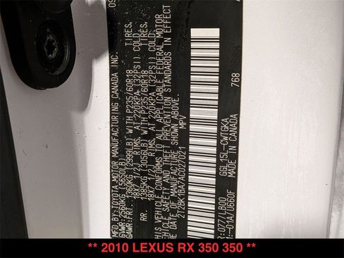 Used 2010 Lexus RX 350 350 image 28