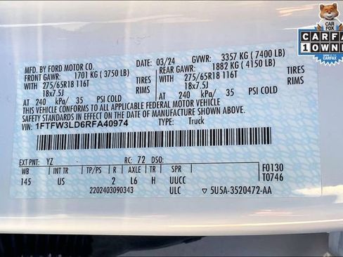 Used 2024 Ford F150 XLT w/ Mobile Office Package image 29