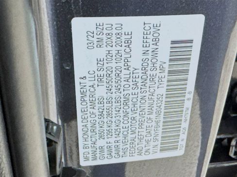 Used 2022 Honda Pilot Touring image 42