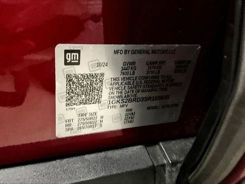 Used 2025 GMC Yukon Elevation w/ LPO, Elevation Black Package AWD/4WD image 19