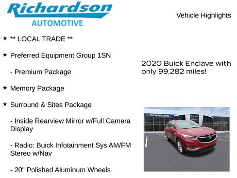Used 2020 Buick Enclave Premium w/ Surround and Sites Package AWD/4WD image 11