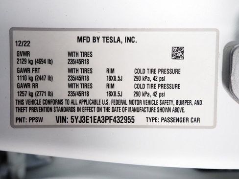 Used 2023 Tesla Model 3 RWD image 56