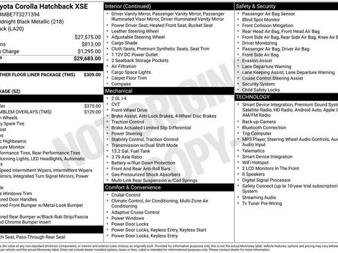 New 2026 Toyota Corolla XSE FWD image 7