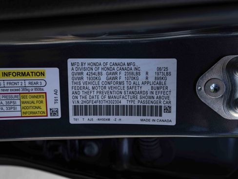 Used 2026 Honda Civic Sport Touring image 47