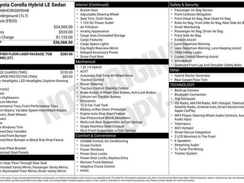 Certified 2024 Toyota Corolla LE AWD/4WD image 32