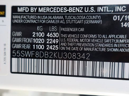 Used 2019 Mercedes-Benz C 300 Sedan w/ AMG Line image 40
