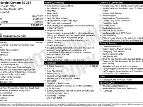 Used 2010 Chevrolet Camaro SS image 3