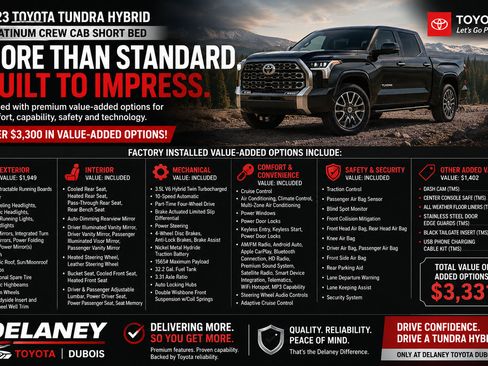 Used 2023 Toyota Tundra Platinum AWD/4WD image 2