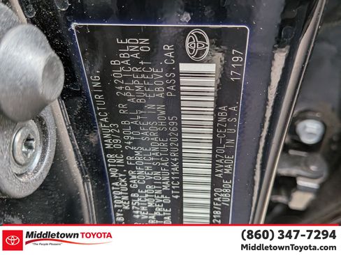 Certified 2024 Toyota Camry LE FWD image 38