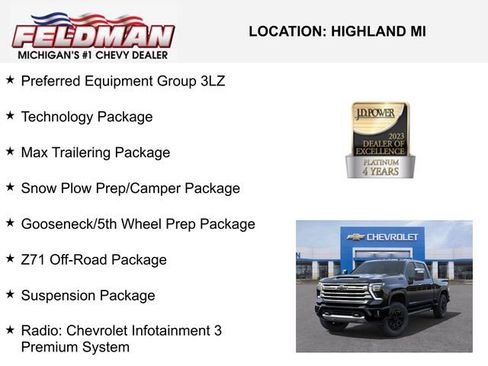 New 2025 Chevrolet Silverado 2500 High Country w/ Technology Package image 3